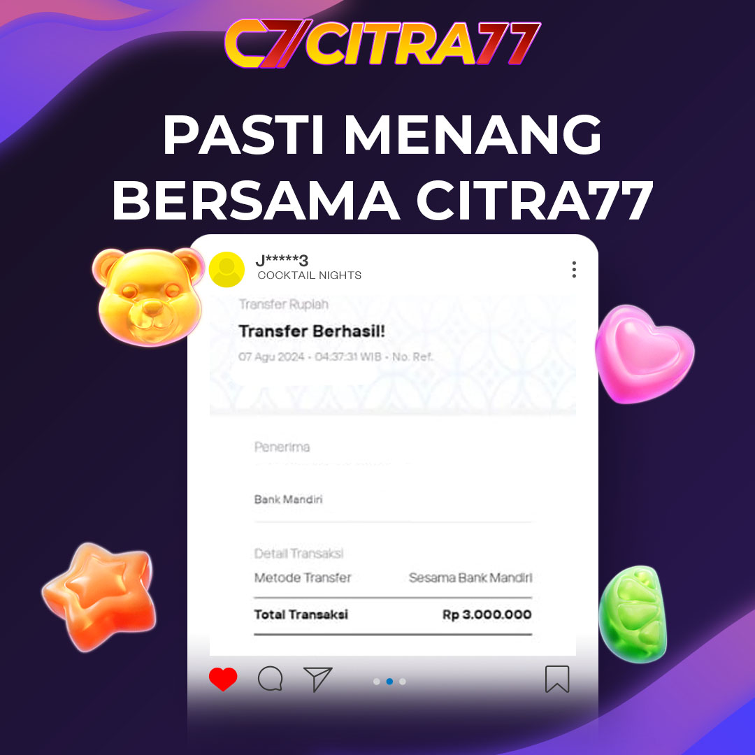 CITRA77 JACKPOT PG SOFT WIN Rp. 3.000.000,- LUNAS	